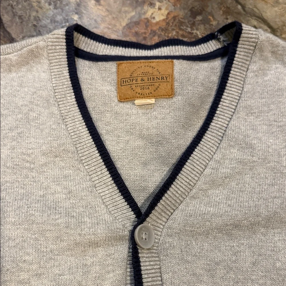 Hope & Henry Boys' Cardigan Sweater size medium - Picture 10 of 16